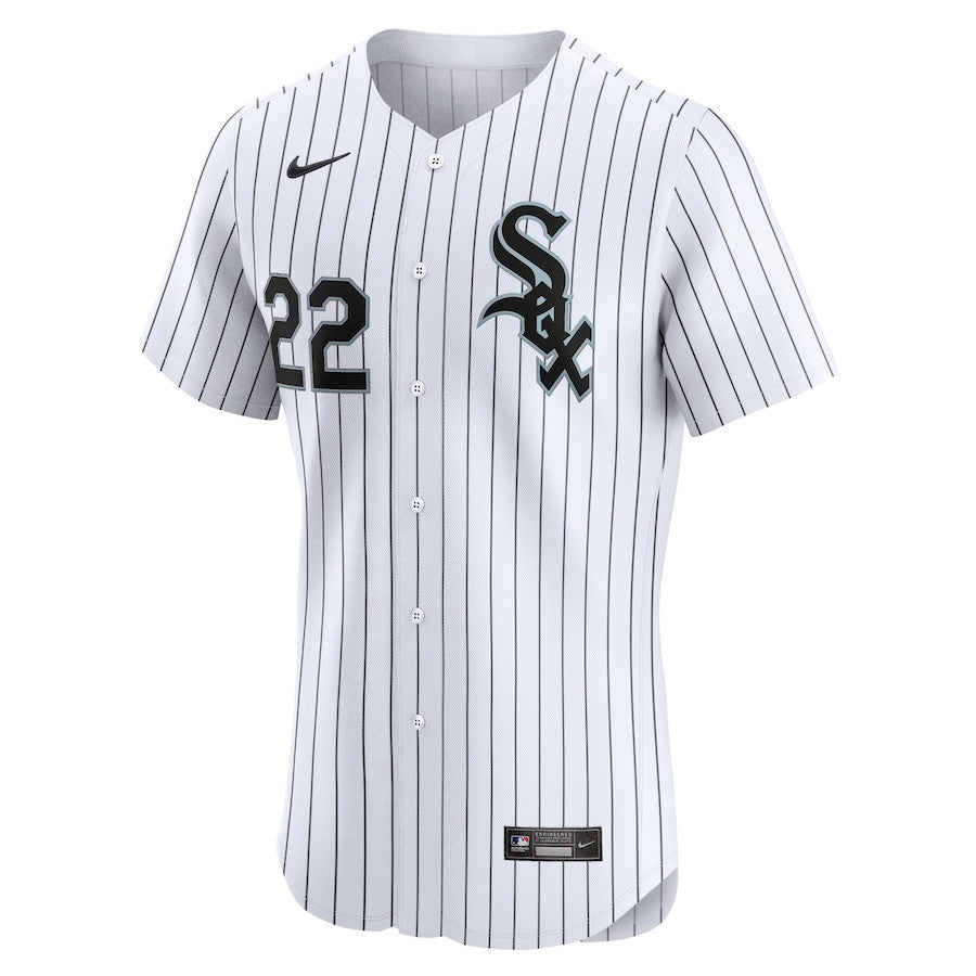 Oscar Colas 22 Chicago White Sox Home Elite Player Men Jersey - White