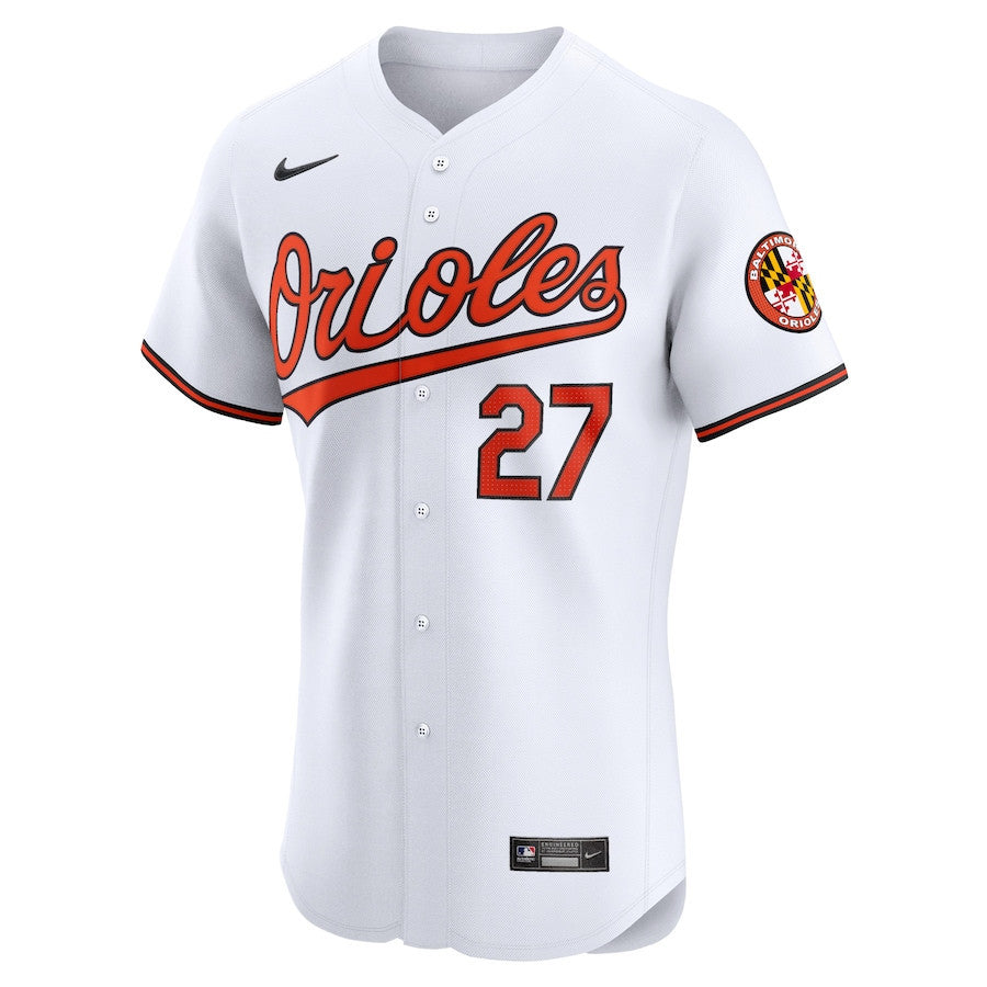 James McCann 27 Baltimore Orioles Home Elite Player Men Jersey - White