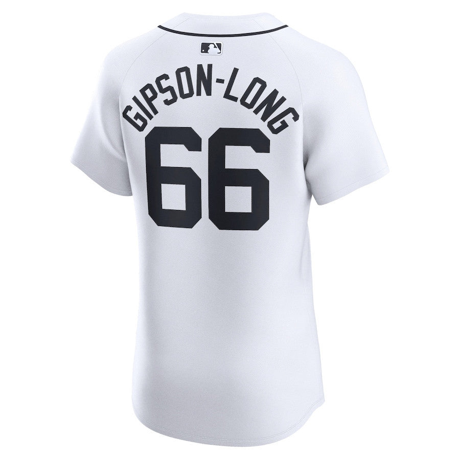 Sawyer Gipson-Long 66 Detroit Tigers Home Elite Player Men Jersey - White