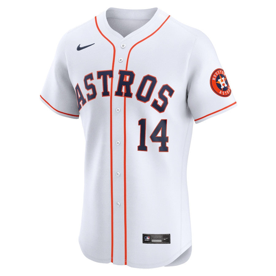 Mauricio Dubon 14 Houston Astros Home Elite Player Men Jersey - White