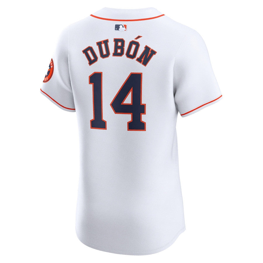 Mauricio Dubon 14 Houston Astros Home Elite Player Men Jersey - White