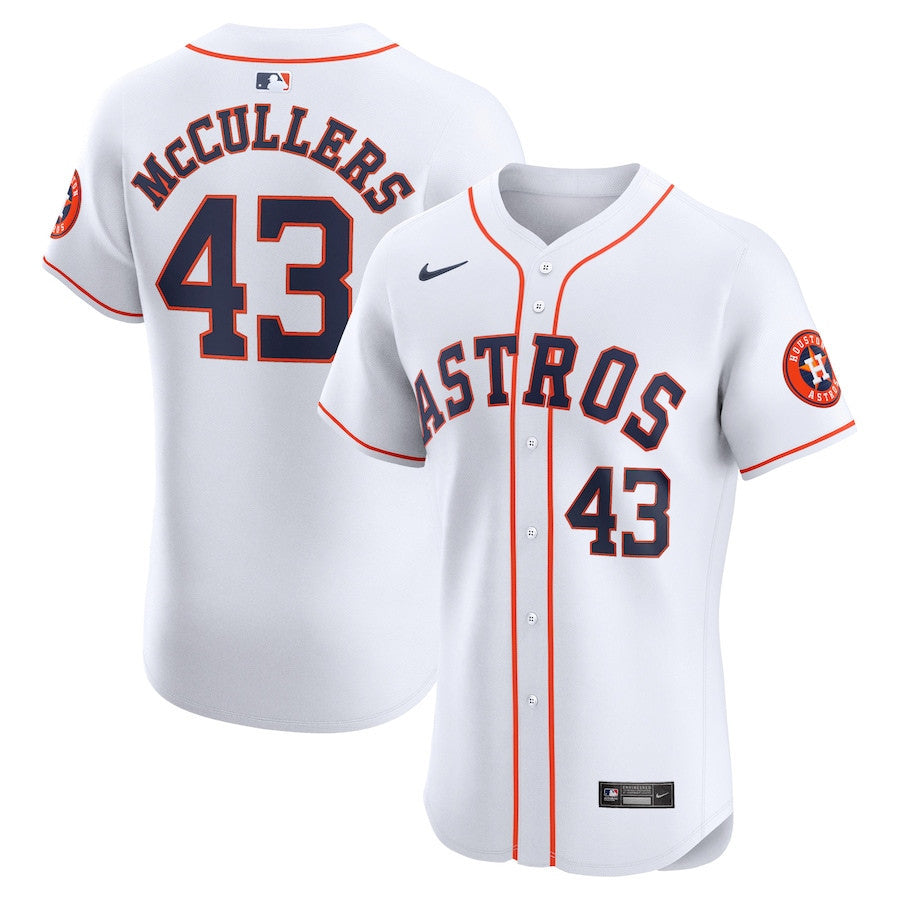 Lance McCullers Jr. 43 Houston Astros Home Elite Player Men Jersey - White