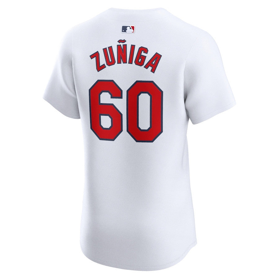 Guillermo Zuñiga 60 St. Louis Cardinals Home Elite Player Men Jersey - White