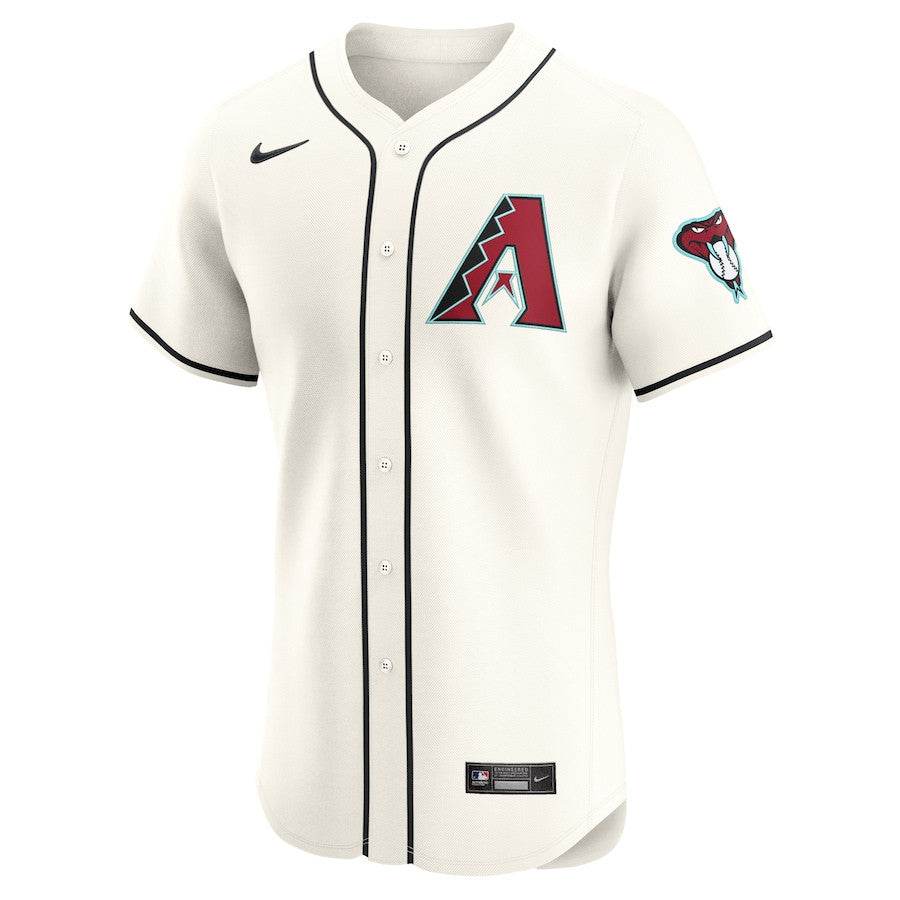 Lourdes Gurriel Jr. 12 Arizona Diamondbacks Home Elite Player Men Jersey - White