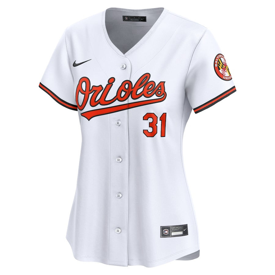 Cedric Mullins 31 Baltimore Orioles Women Home Limited Player Jersey - White