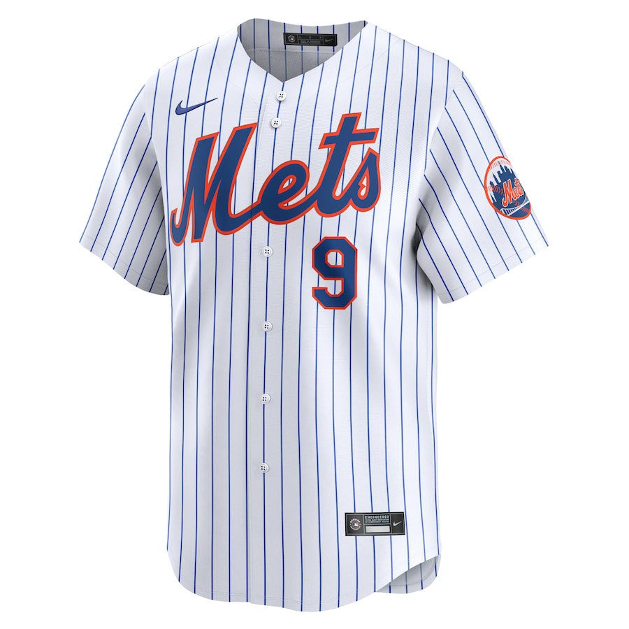 Brandon Nimmo 9 New York Mets Home Limited Player Men Jersey - White