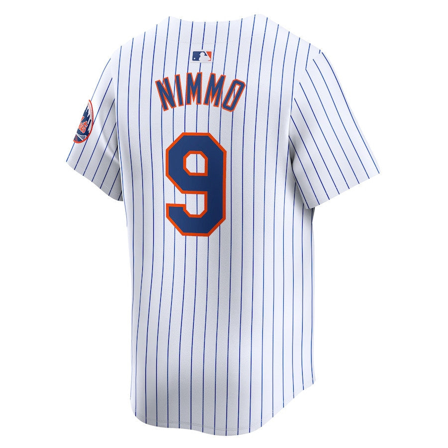 Brandon Nimmo 9 New York Mets Home Limited Player Men Jersey - White