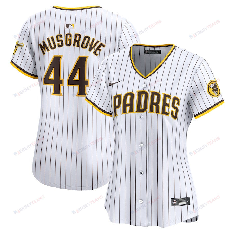 Joe Musgrove 44 San Diego Padres Women Home Limited Player Jersey - White