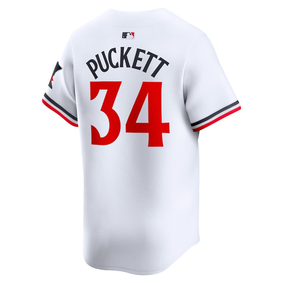 Kirby Puckett 34 Minnesota Twins Home Limited Player Men Jersey - White