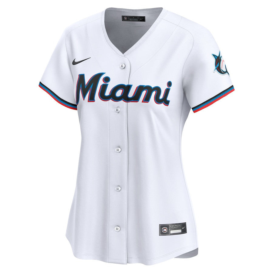 Jorge Soler 12 Miami Marlins Women Home Limited Player Jersey - White