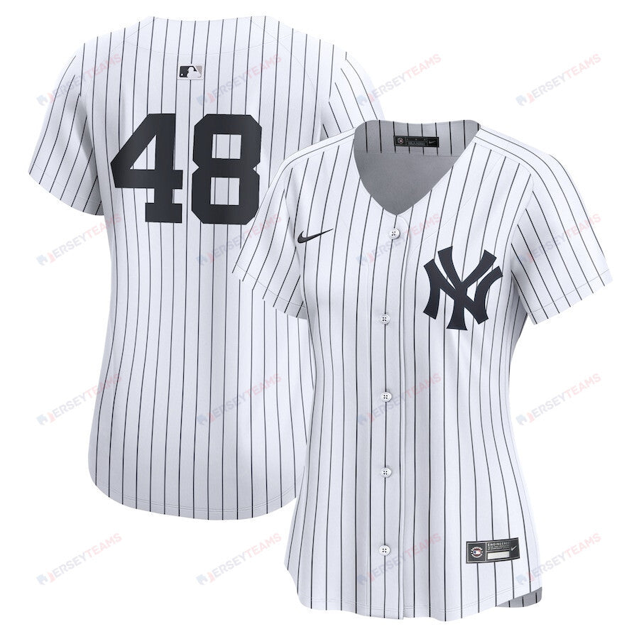 Anthony Rizzo 48 New York Yankees Women Home Limited Player Jersey - White