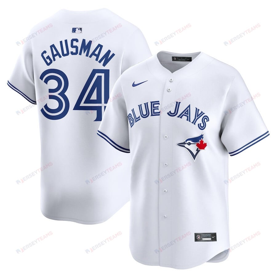 Kevin Gausman 34 Toronto Blue Jays Home Limited Player Men Jersey - White