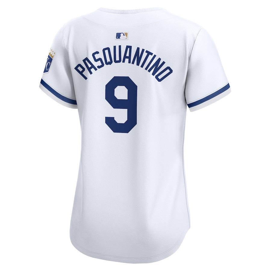 Vinnie Pasquantino 9 Kansas City Royals Women Home Limited Player Jersey - White