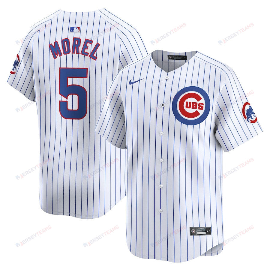 Christopher Morel 5 Chicago Cubs Home Limited Player Men Jersey - White