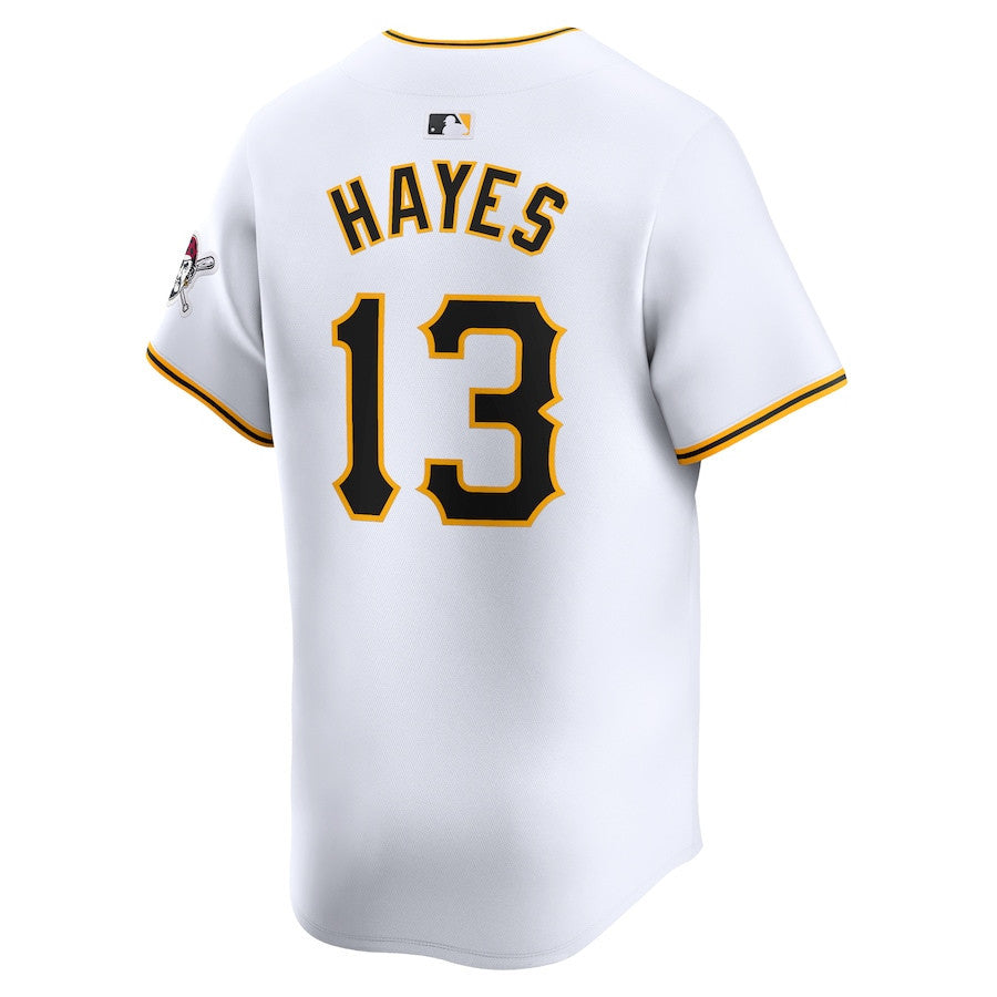 Ke'Bryan Hayes 13 Pittsburgh Pirates Home Limited Player Men Jersey - White