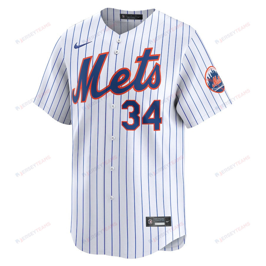 Kodai Senga 34 New York Mets Home Limited Player Men Jersey - White