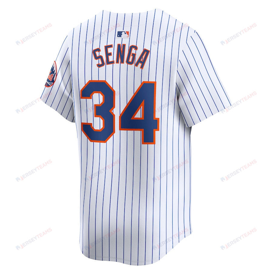 Kodai Senga 34 New York Mets Home Limited Player Men Jersey - White