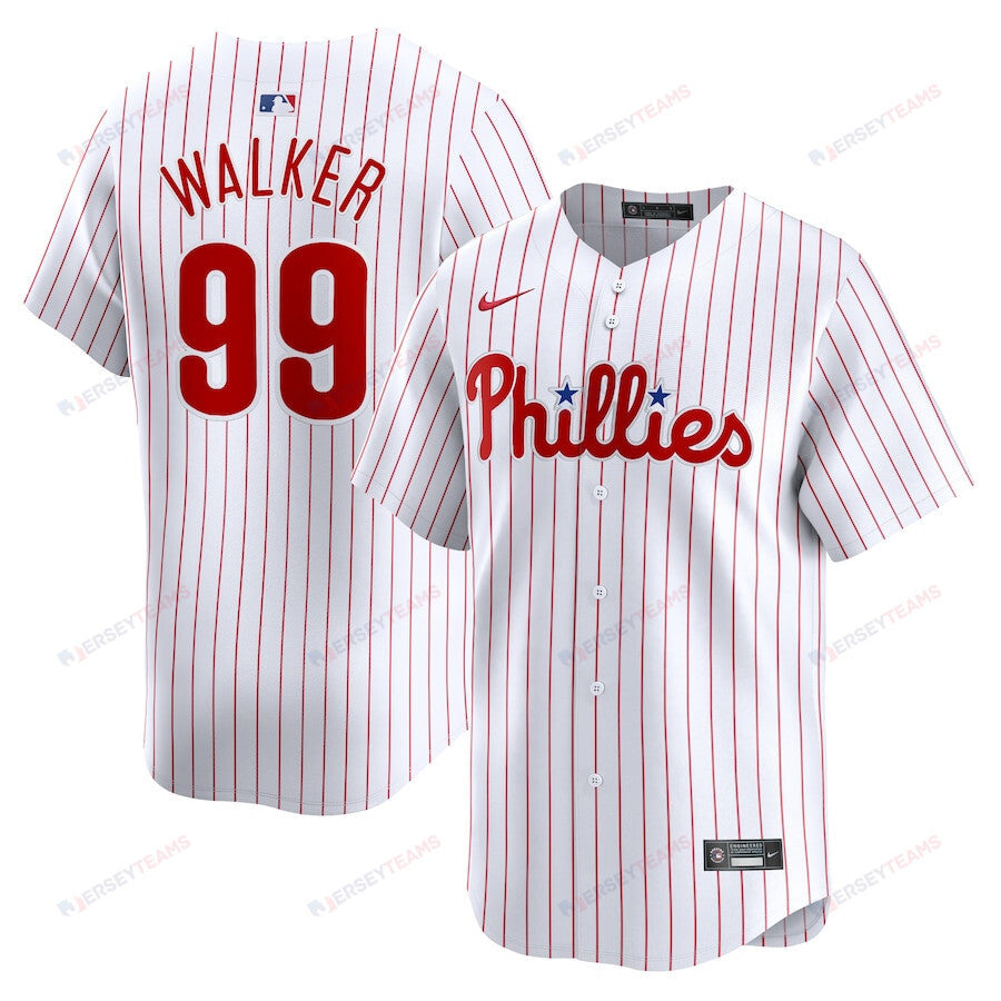 Taijuan Walker 99 Philadelphia Phillies Home Limited Player Men Jersey - White