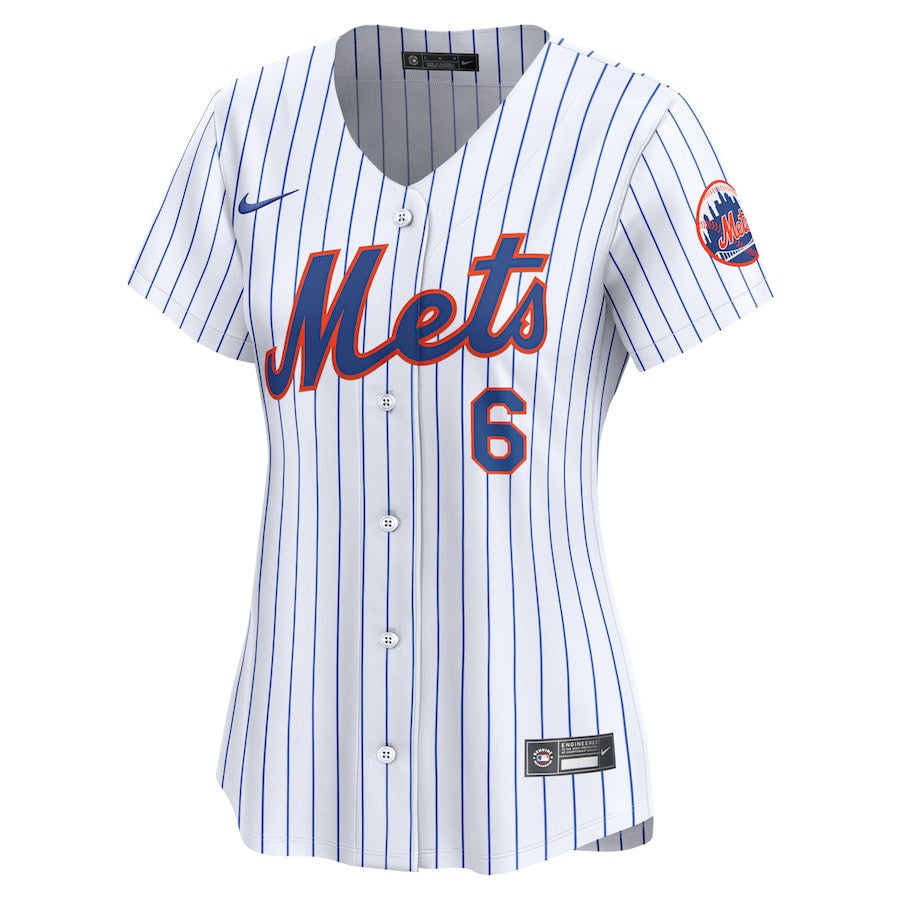 Starling Marte 6 New York Mets Women Home Limited Player Jersey - White