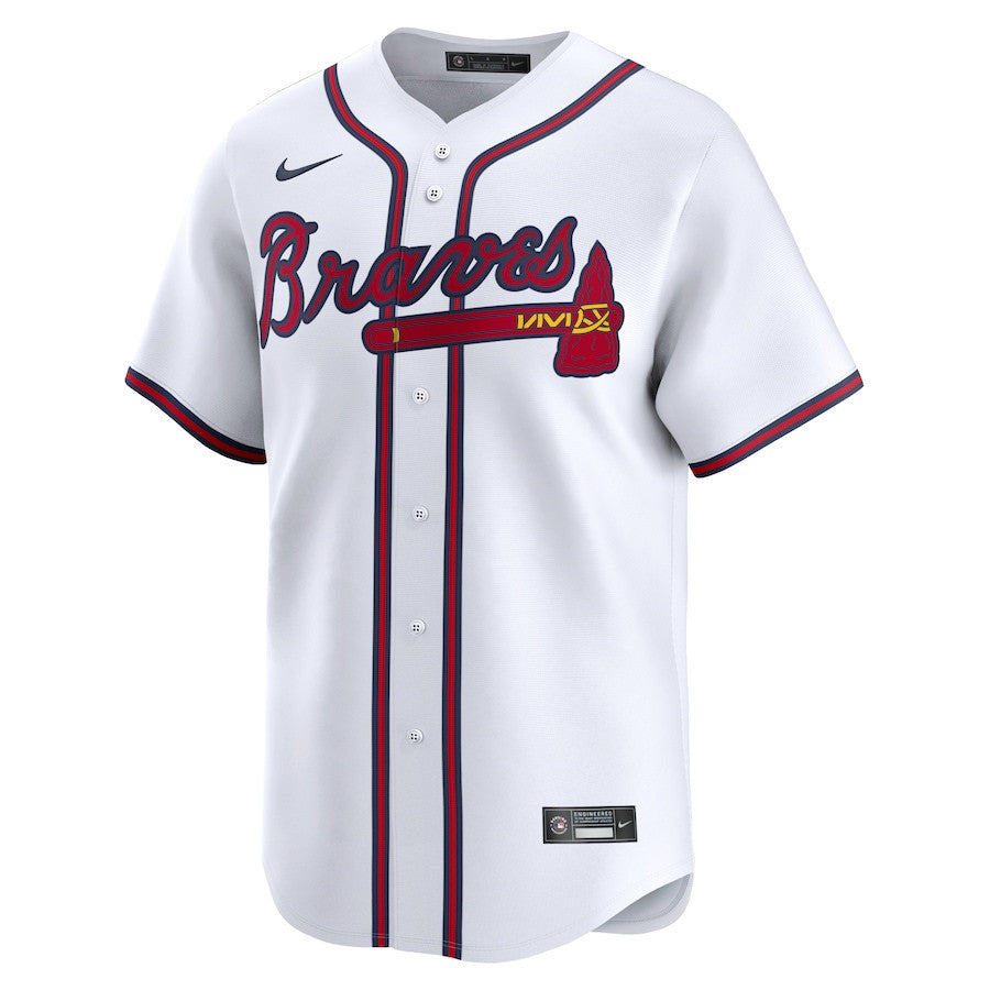 Tom Glavine 47 Atlanta Braves Home Limited Player Men Jersey - White