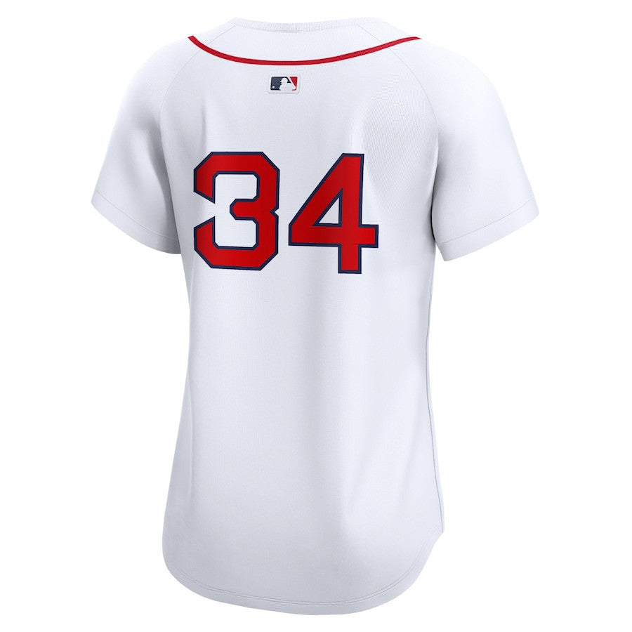 David Ortiz 34 Boston Red Sox Women Home Limited Player Jersey - White