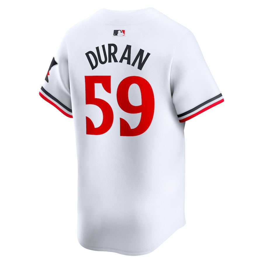 Jhoan Duran 59 Minnesota Twins Home Limited Player Men Jersey - White