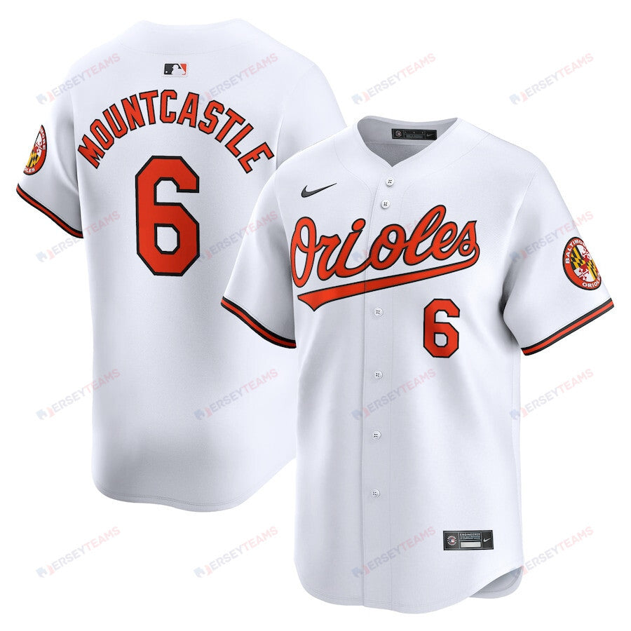 Ryan Mountcastle 6 Baltimore Orioles Home Limited Player Men Jersey - White