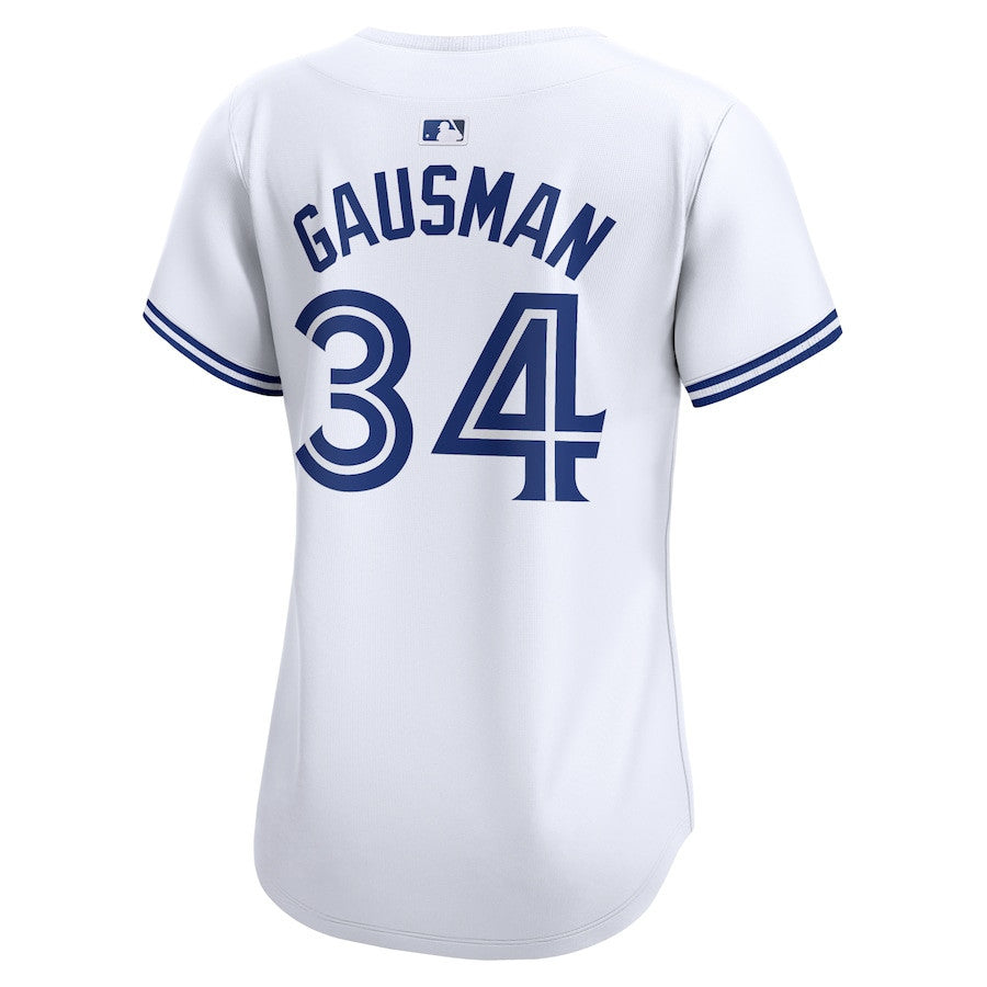 Kevin Gausman 34 Toronto Blue Jays Women Home Limited Player Jersey - White
