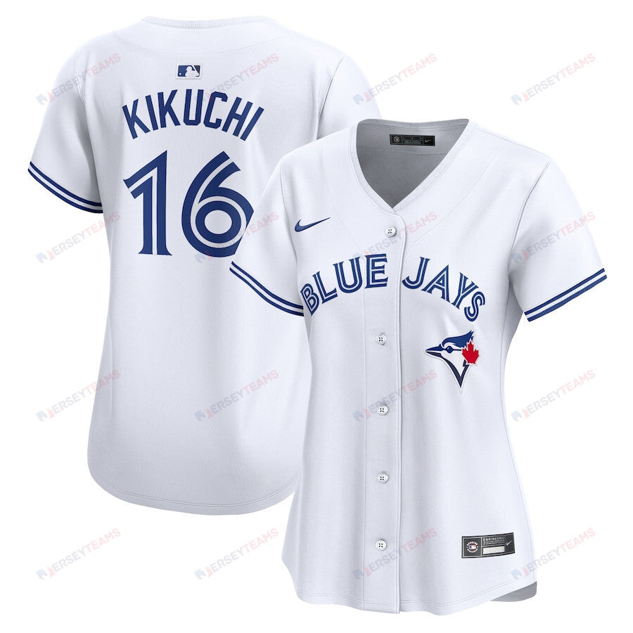 Yusei Kikuchi 16 Toronto Blue Jays Women Home Limited Player Jersey - White