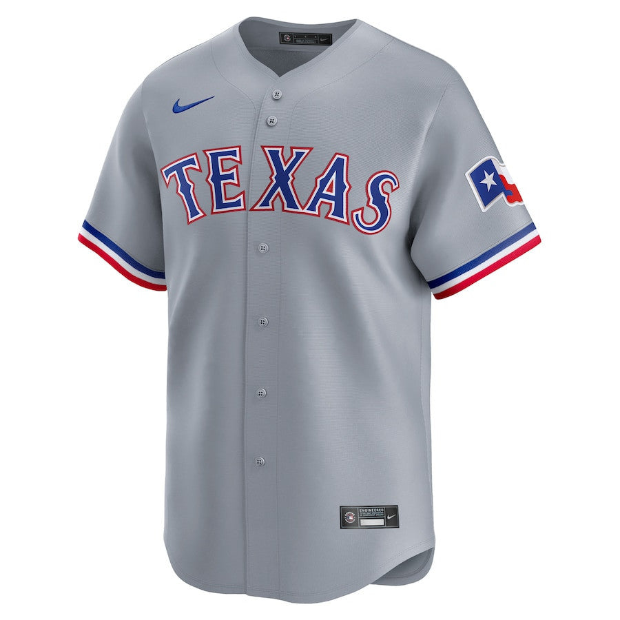 Texas Rangers Away Limited Men Jersey - Gray