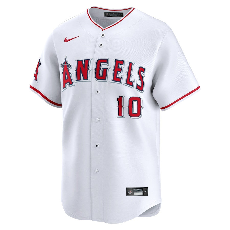 Gio Urshela 10 Los Angeles Angels Home Limited Player Men Jersey - White