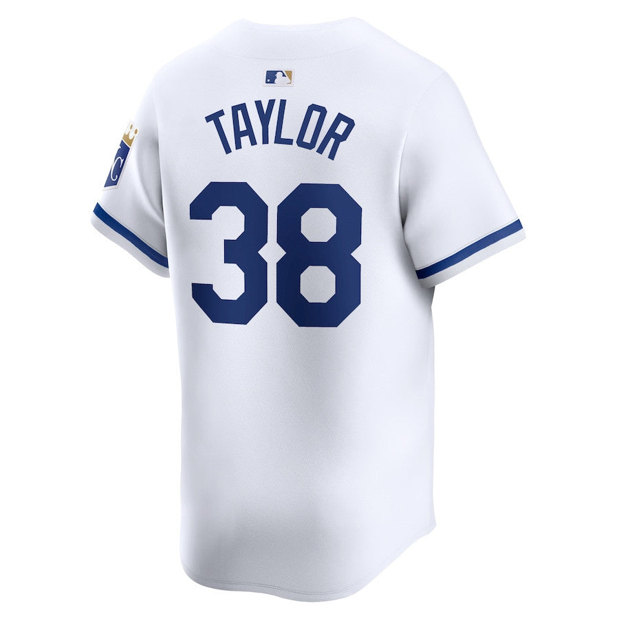 Josh Taylor 38 Kansas City Royals Home Limited Player Men Jersey - White