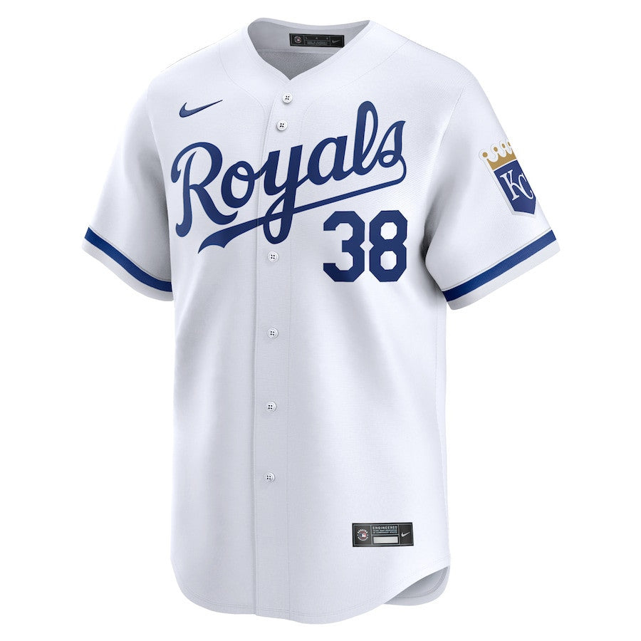 Josh Taylor 38 Kansas City Royals Home Limited Player Men Jersey - White