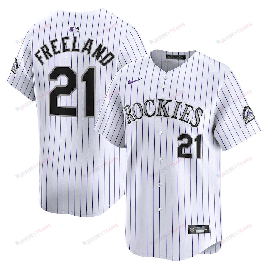 Kyle Freeland 21 Colorado Rockies Home Limited Player Men Jersey - White