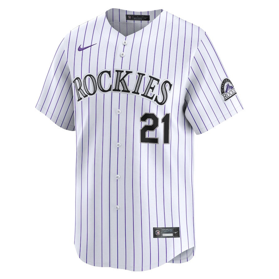 Kyle Freeland 21 Colorado Rockies Home Limited Player Men Jersey - White