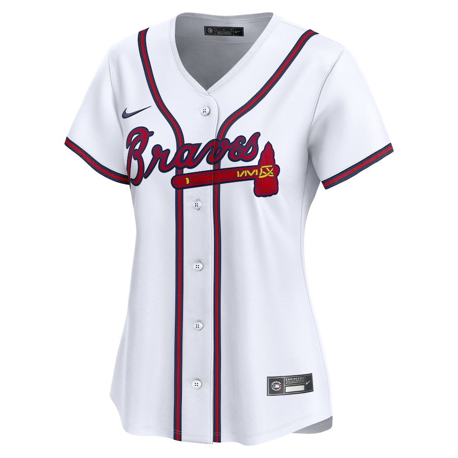 Spencer Strider 99 Atlanta Braves Women Home Limited Player Jersey - White
