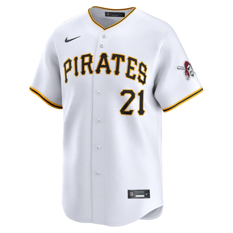 Roberto Clemente 21 Pittsburgh Pirates Home Limited Player Men Jersey - White