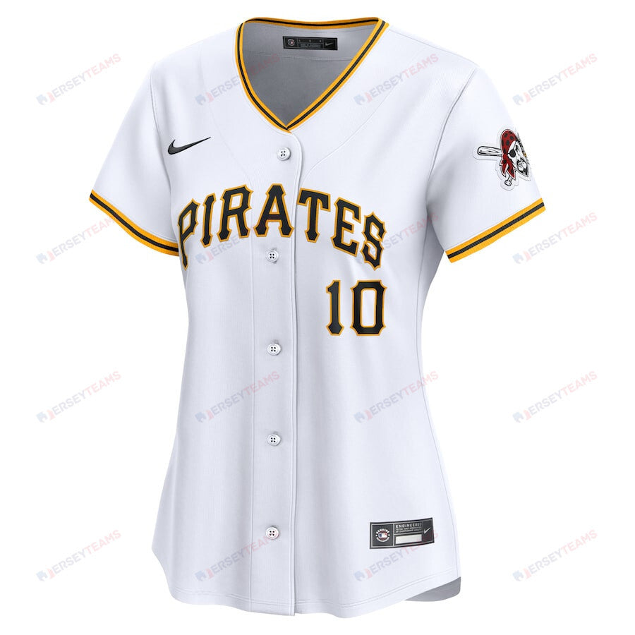 Bryan Reynolds 10 Pittsburgh Pirates Women Home Limited Player Jersey - White