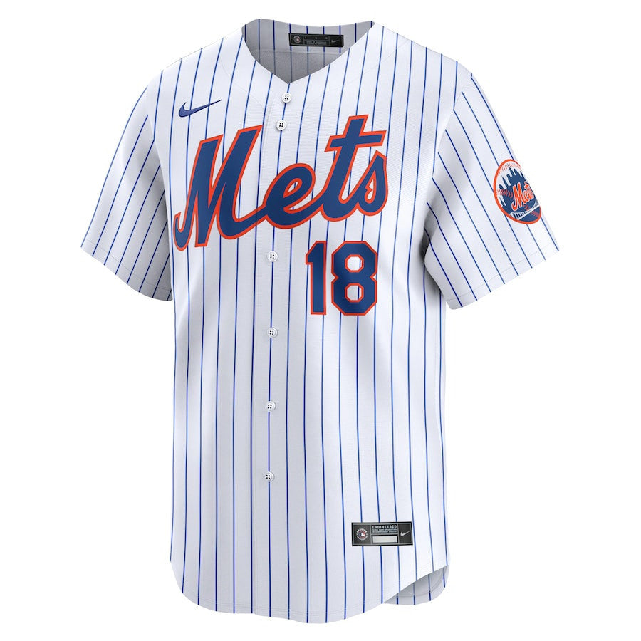 Darryl Strawberry 18 New York Mets Home Limited Player Men Jersey - White