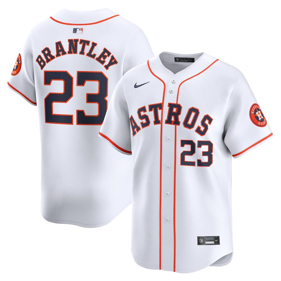Michael Brantley 23 Houston Astros Home Limited Player Men Jersey - White