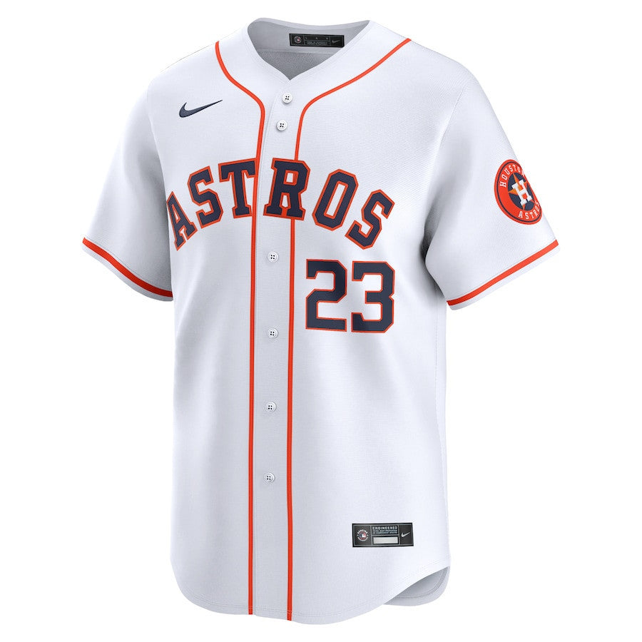 Michael Brantley 23 Houston Astros Home Limited Player Men Jersey - White