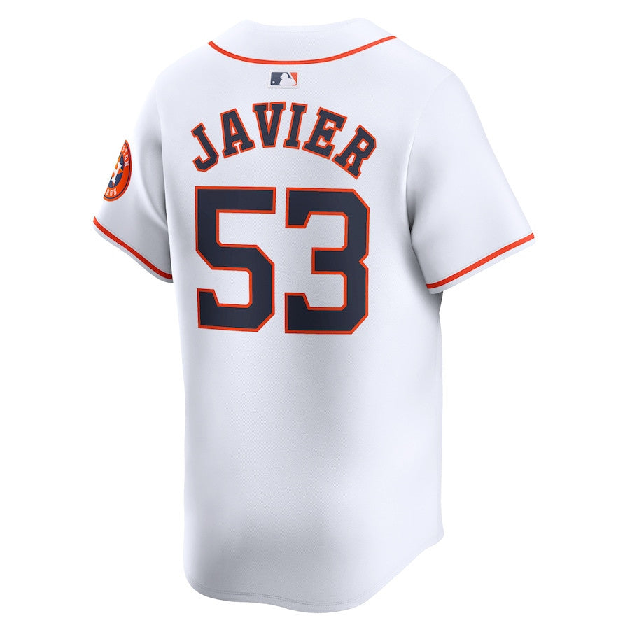 Cristian Javier 53 Houston Astros Home Limited Player Men Jersey - White