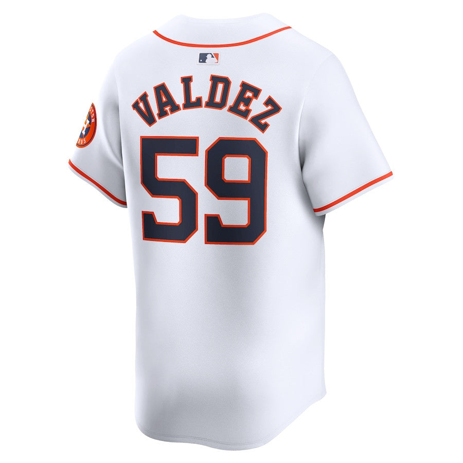Framber Valdez 59 Houston Astros Home Limited Player Men Jersey - White