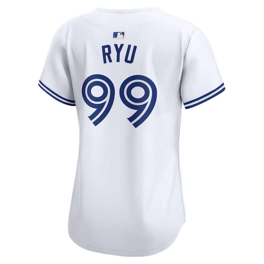 Hyun Jin Ryu 99 Toronto Blue Jays Women Home Limited Player Jersey - White
