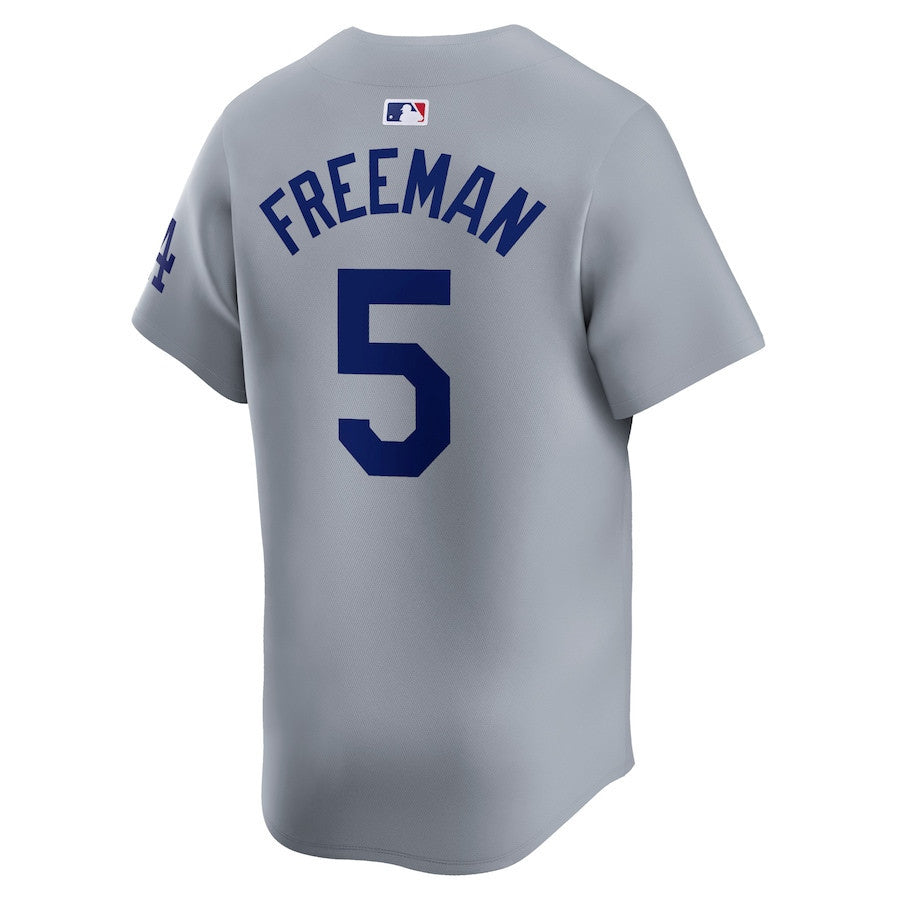 Freddie Freeman 5 Los Angeles Dodgers Away Limited Player Men Jersey - Gray