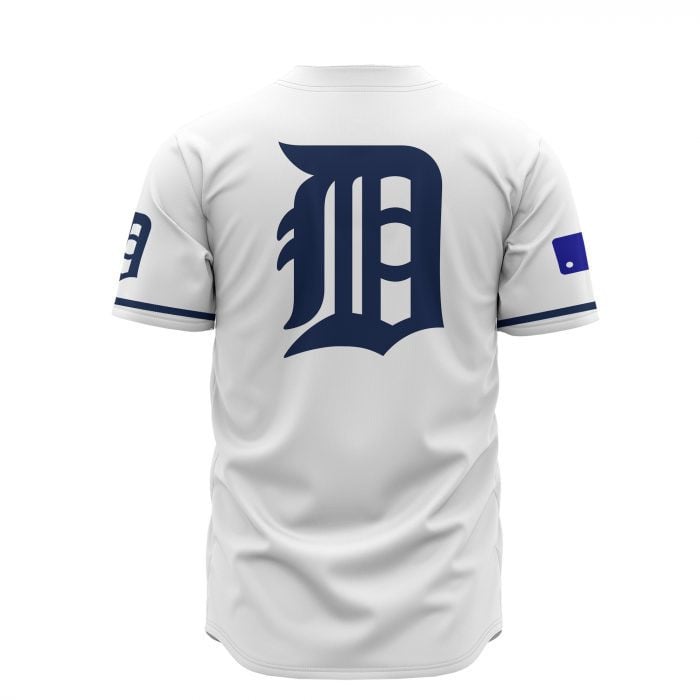 Detroit Tigers Custom Name Baseball Jersey - White