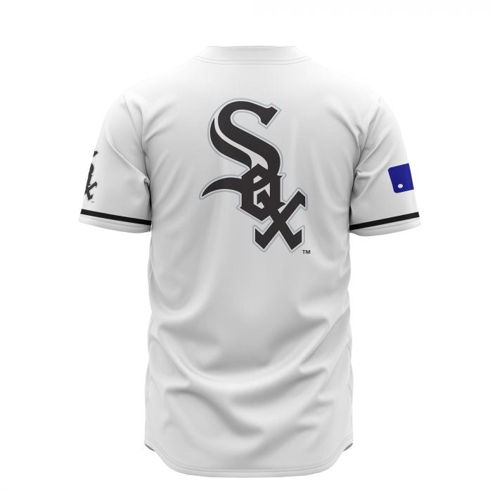 Chicago White Sox Custom Name Baseball Jersey - White
