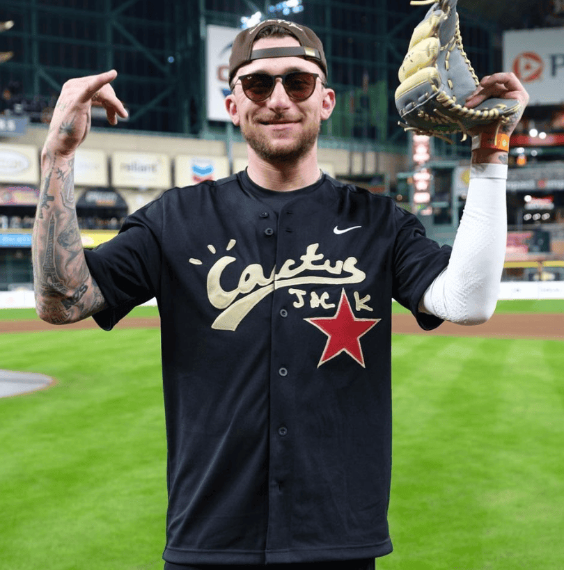 Alex Bregman 2 Houston Astros Cactus Jack Black Jersey - Men