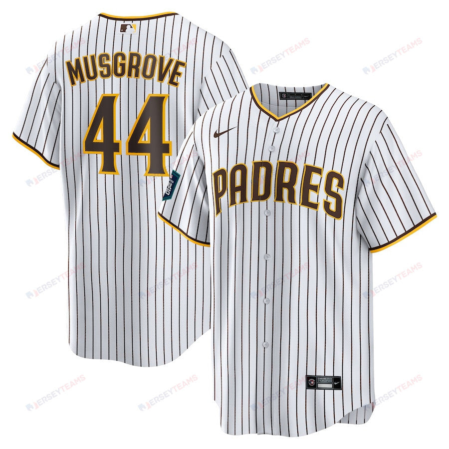 Joe Musgrove 44 San Diego Padres 2024 MLB World Tour Seoul Series Home Player Men Jersey - White