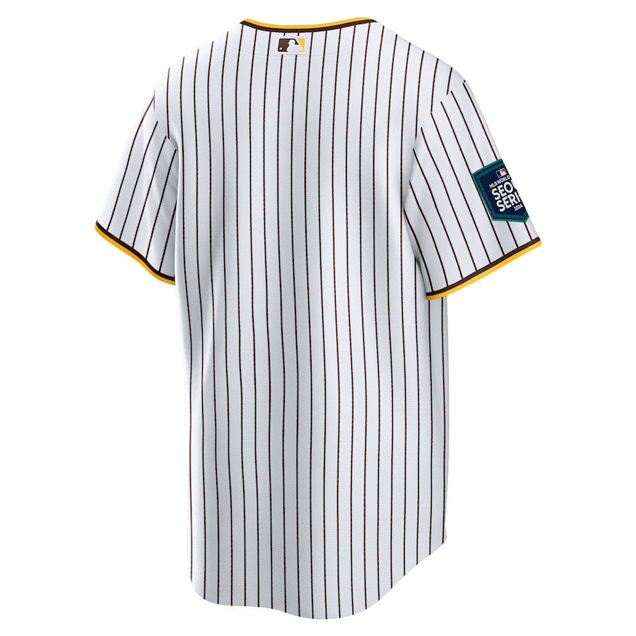 San Diego Padres 2024 MLB World Tour Seoul Series Home Player Men Jersey - White